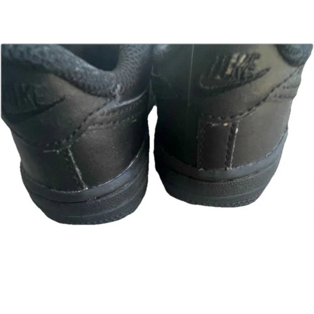 Nike Air Force 1 LE TD Triple Black Toddler Shoes Size 7C DH2926-001 EUC